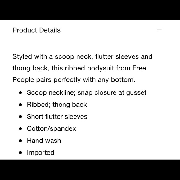 Byron Ribbed Flutter Sleeve Bodysuit - Picture 7 of 7